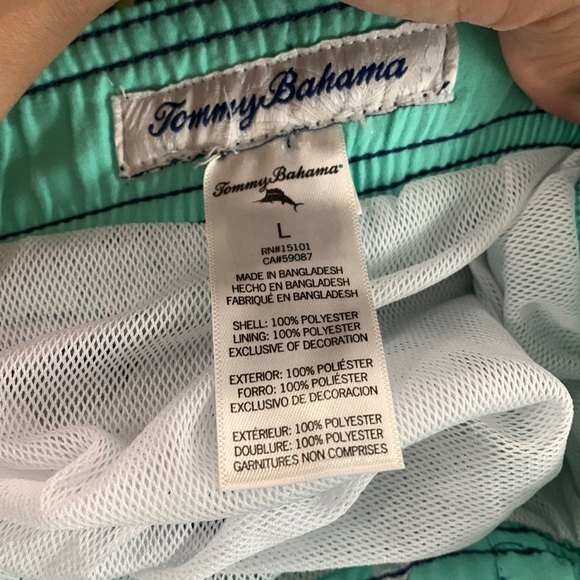 Tommy Bahama Swim Trunks boys size large pineapple print. Multicolor. - Picture 7 of 11